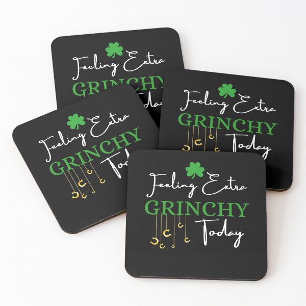 Item preview, Feeling Extra Grinchy Today, St.patrick Lucky Charm Clover designed and sold by uriwe.