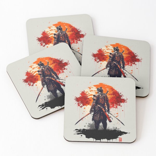Item preview, wallpaper samurai warrior katana sword vector graphic designed and sold by OKR1M.