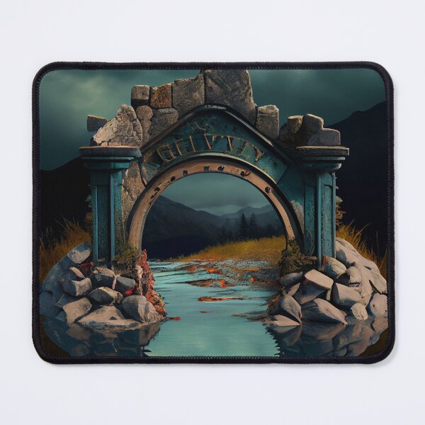 Item preview, Crossing Trillfuzzygateway Digital Painting designed and sold by CodeAndColors.