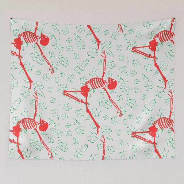 Item preview,  Skull in flowers designed and sold by Simo0455.