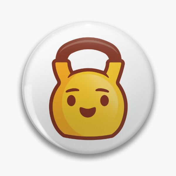 Item preview, Kettlebell Happy Emoji - Kettlebell gift designed and sold by TeeMonsters.