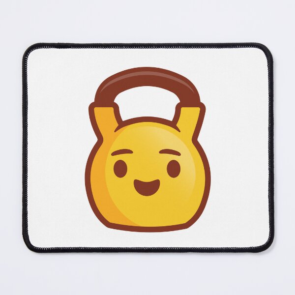 Item preview, Kettlebell Happy Emoji - Kettlebell gift designed and sold by TeeMonsters.
