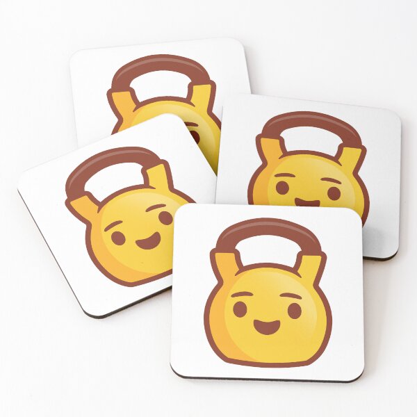 Item preview, Kettlebell Happy Emoji - Kettlebell gift designed and sold by TeeMonsters.