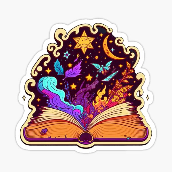 Item preview, fantasy books magic designed and sold by witch-night.