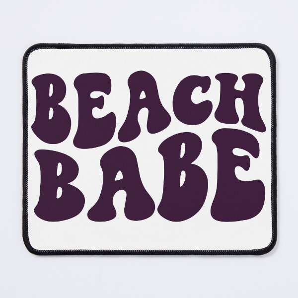 Item preview, Beach Babe Purple Retro Graphic Bridal Party Gifts for Bachelorette Party designed and sold by mysticblvd.