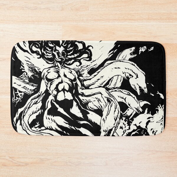 Item preview, Eel Woman Linocut designed and sold by Vyscera C.