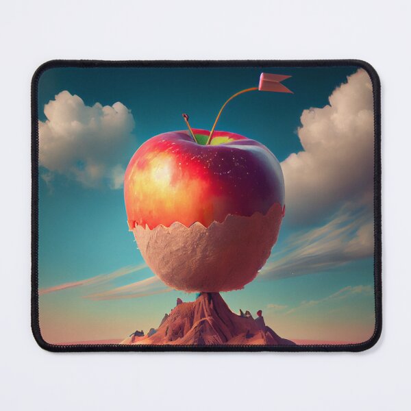 Artikelvorschau, A Mop in the Sky An Apple Scene Digital Painting entworfen und verkauft von CodeAndColors.