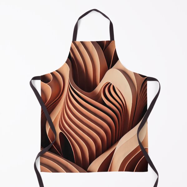 Artikelvorschau, Clay Semi Abstract Line Pattern Digital Painting entworfen und verkauft von CodeAndColors.
