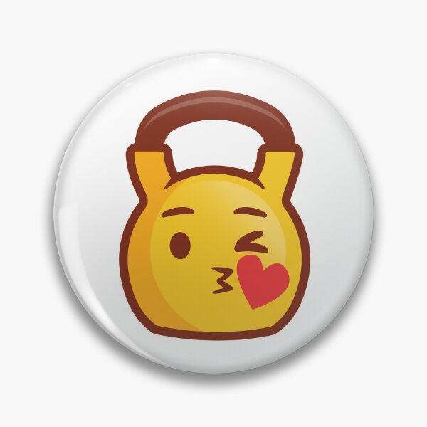 Item preview, Kettlebell Kiss Emoji - Kettlebell gift designed and sold by TeeMonsters.