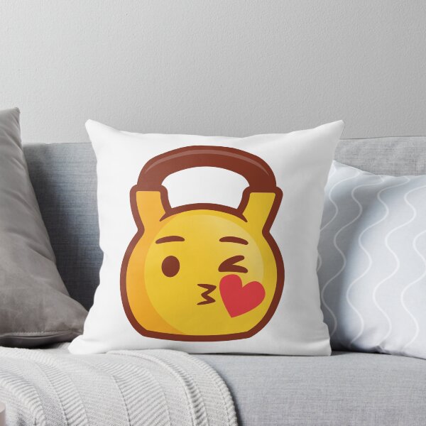Item preview, Kettlebell Kiss Emoji - Kettlebell gift designed and sold by TeeMonsters.