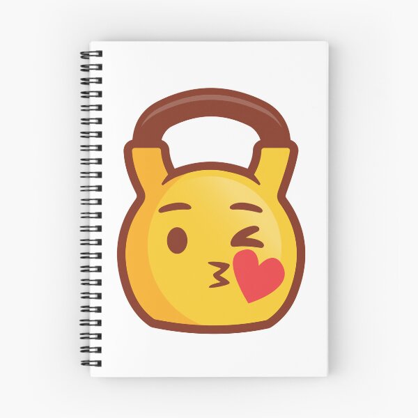 Item preview, Kettlebell Kiss Emoji - Kettlebell gift designed and sold by TeeMonsters.