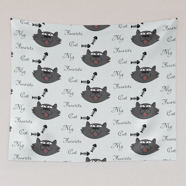 Item preview, Digital Art Hand-drawn. Fun Cat' Story. My Favorite Cat designed and sold by DigiPicStock.