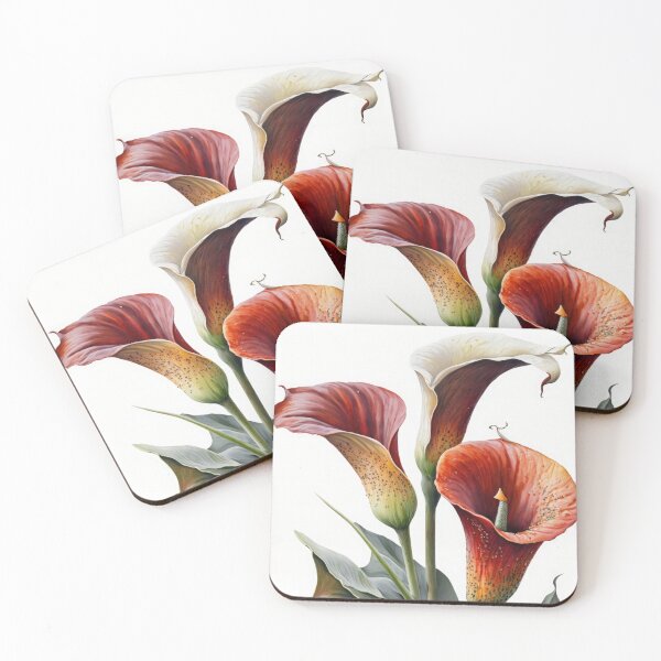 Item preview, Red Calla Lilies  designed and sold by Vanover Designs.