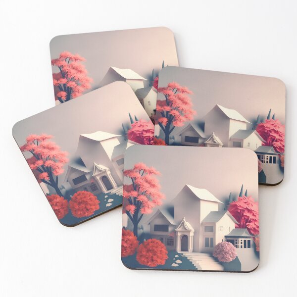 Item preview, Dream House in Paper art style designed and sold by FormFinder.