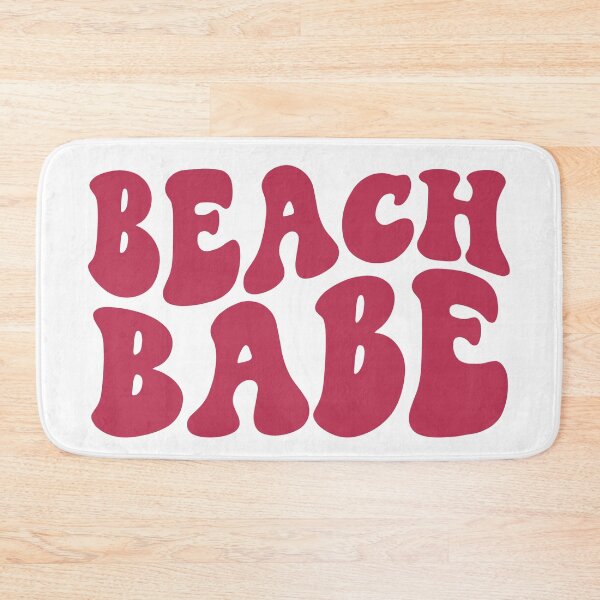 Item preview, Magenta Pink Beach Babe Tropical Beach Retro Bachelorette Party Favor and Gifts designed and sold by mysticblvd.