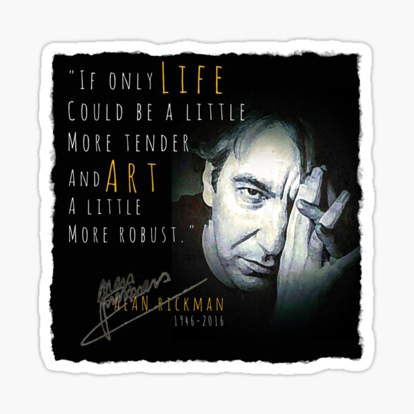 Item preview, Art, Life, Alan Rickman designed and sold by RalfDavid74.