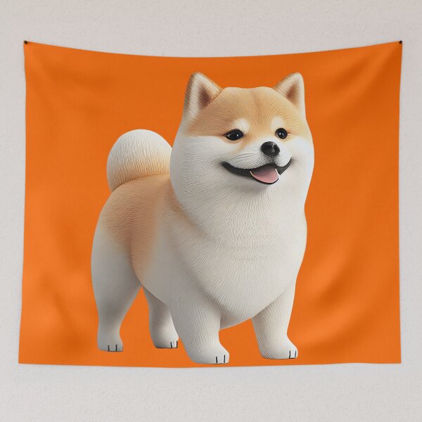 Item preview, Happy MaMe Shiba Inu Dog designed and sold by PlanetDino.