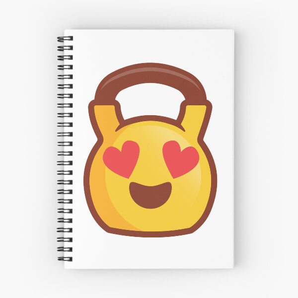 Item preview, Kettlebell Love Emoji - Kettlebell gift designed and sold by TeeMonsters.
