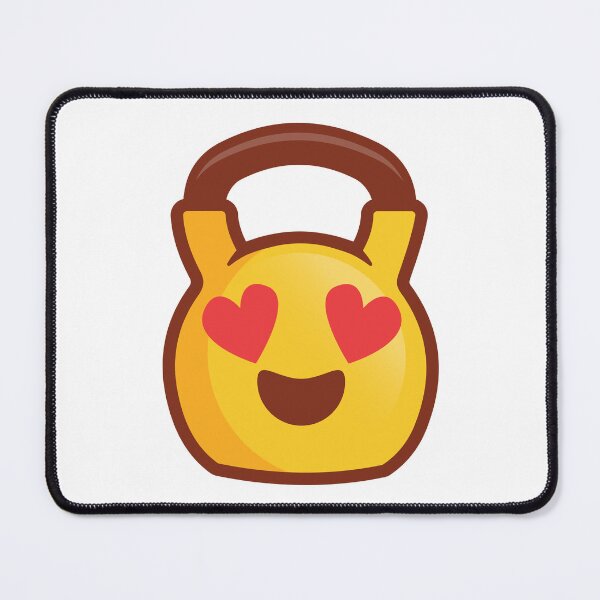 Item preview, Kettlebell Love Emoji - Kettlebell gift designed and sold by TeeMonsters.