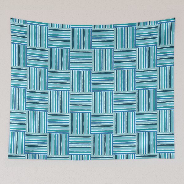 Aperçu de l'œuvre Tissage bleu créée et vendue par Candi Oldfield.