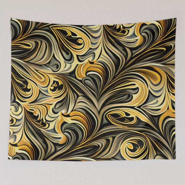 Item preview, Dazzling Flowing Relaxed Basic Country Pattern Digital Painting designed and sold by CodeAndColors.