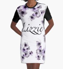Personalised petunia pattern Graphic T-Shirt Dress