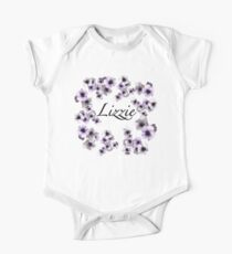 Personalised petunia pattern One Piece - Short Sleeve