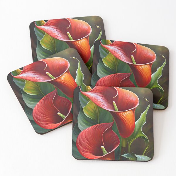Item preview, Red Calla Lilies  designed and sold by Vanover Designs.