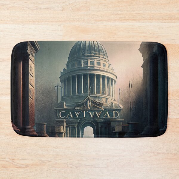 Item preview, Capital on the Wayward Fringe Digital Painting designed and sold by CodeAndColors.