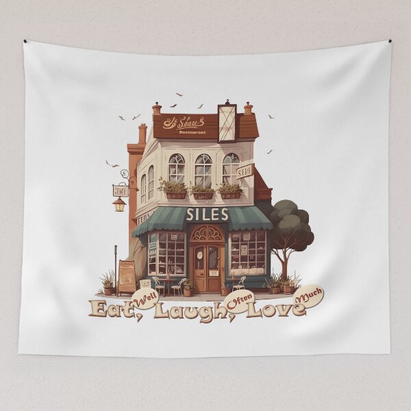 Item preview, Cafe and Restaurant #5: Eat, Laugh, Love  designed and sold by BWstudios.