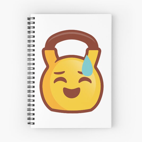 Item preview, Kettlebell Sweating Emoji - Kettlebell gift designed and sold by TeeMonsters.