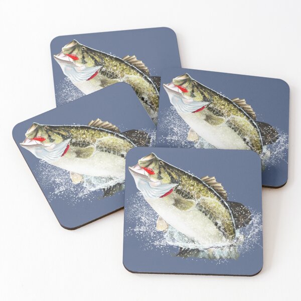 Item preview, Largemouth Bass Jumping designed and sold by Color4Nature.
