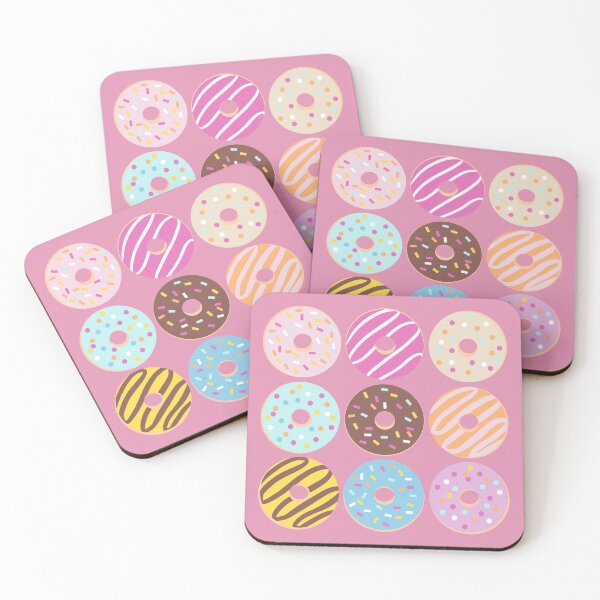 Item preview, Cute colorful donuts pattern  designed and sold by Yarafantasyart.