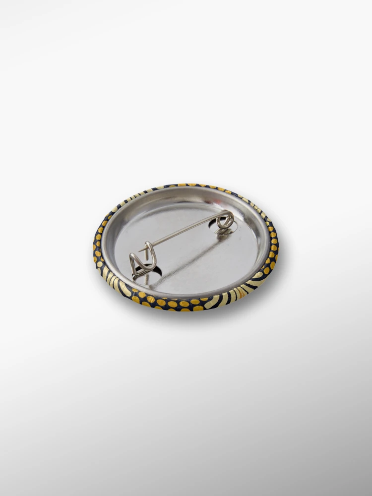 Thumbnail 2 von 3, Button, Abstract Minimal Basic Latin Pattern Digital Painting designt und verkauft von CodeAndColors.