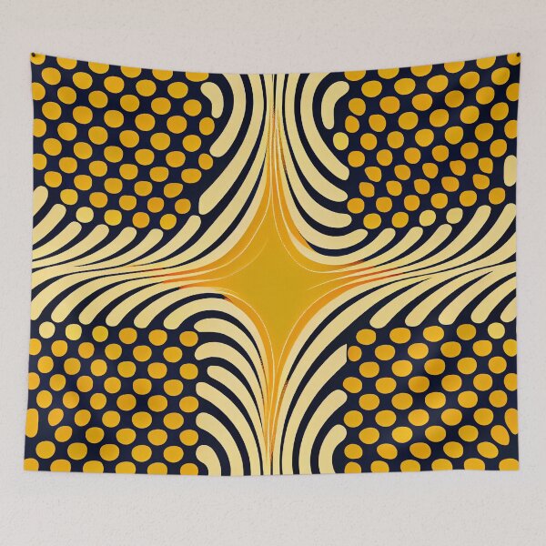 Item preview, Abstract Minimal Basic Latin Pattern Digital Painting designed and sold by CodeAndColors.