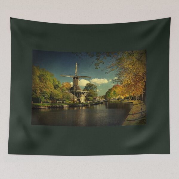 Item preview, Autumn Glow on Dutch Windmill designed and sold by AnnieSnel.