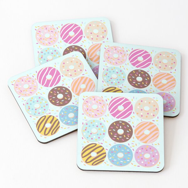 Item preview, Cute colorful dounts pattern  designed and sold by Yarafantasyart.