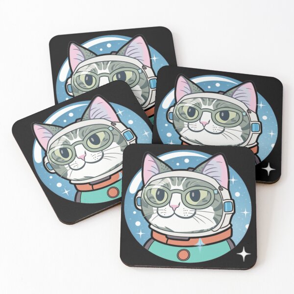 Item preview, Space Astrobiologist cat - GALACTICATS collection designed and sold by RESToRAPTOR.