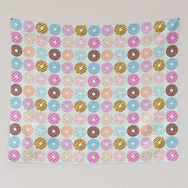 Item preview, Cute colorful dounts pattern  designed and sold by Yarafantasyart.