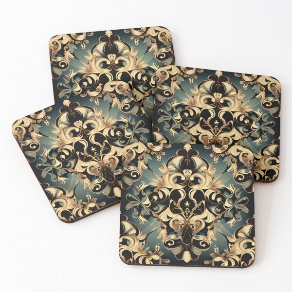 Item preview, Irregular Gothic Baroque Happy Natural Pattern Digital Painting designed and sold by CodeAndColors.