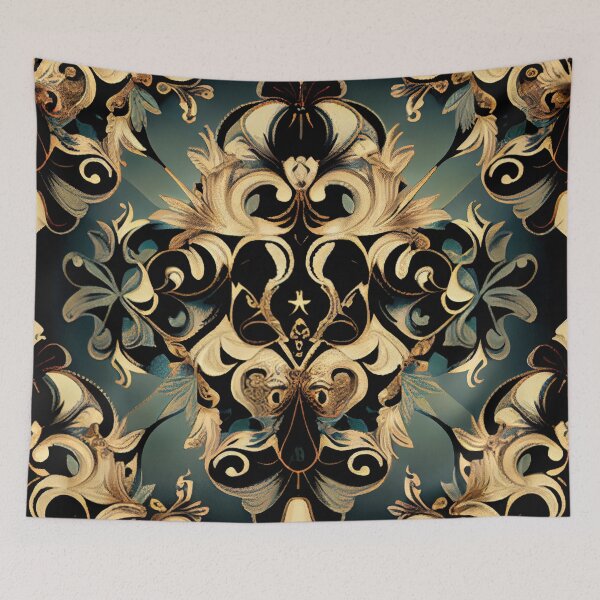 Item preview, Irregular Gothic Baroque Happy Natural Pattern Digital Painting designed and sold by CodeAndColors.