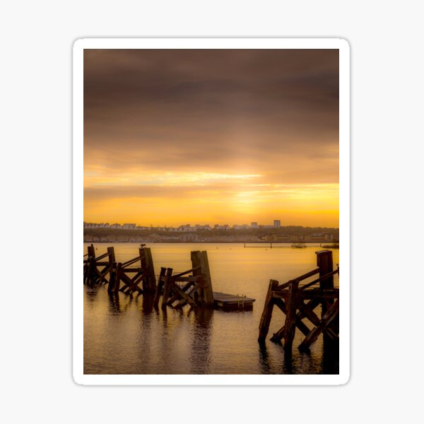 Item preview, Golden Sunset In Cardiff Bay designed and sold by StephenRphoto.