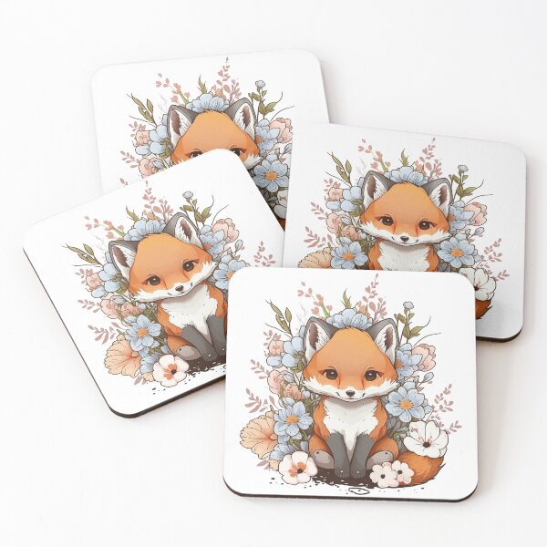 Artikelvorschau, Netter Frühlingsfuchs entworfen und verkauft von Summermint.