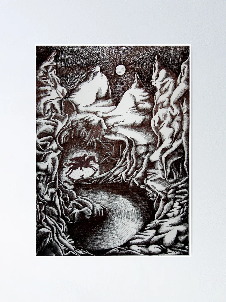 Thumbnail 1 of 3, Poster, Dream Ride designed and sold by Daphna Rosin.