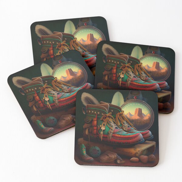 Item preview, Happy Moccasin Journey Digital Painting designed and sold by CodeAndColors.