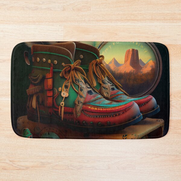 Item preview, Happy Moccasin Journey Digital Painting designed and sold by CodeAndColors.