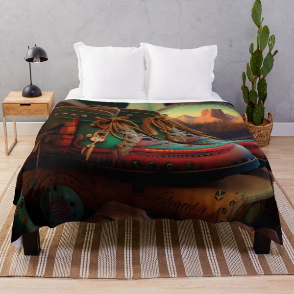 Item preview, Happy Moccasin Journey Digital Painting designed and sold by CodeAndColors.