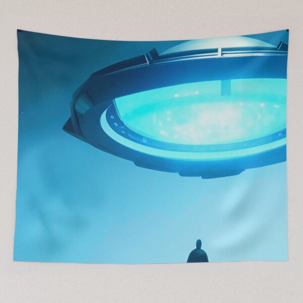 Item preview, Blue UFO designed and sold by mghtymvrk2040.