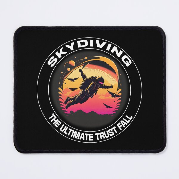 Item preview, Skydiving the ultimate trust fall - A Parachute Design designed and sold by Mindful-Designs.