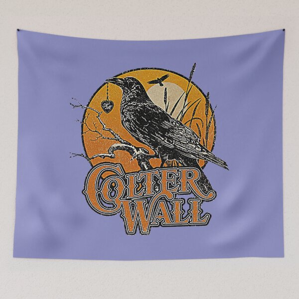 Item preview, Colter Wall Singer Songwriter Deep Baritone Composing Narratives Western Folk Colter Wall Retro Vint designed and sold by Sunnger.